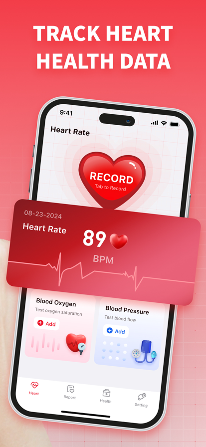 Health monitoring app on phone